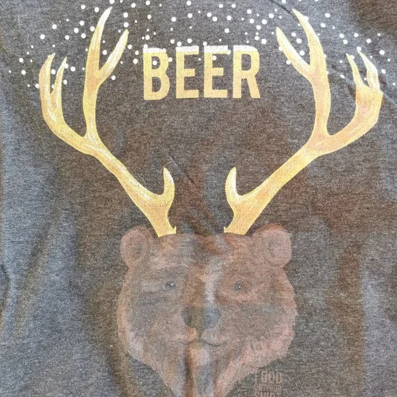 Beer Shirt 🐻+🦌=🍺 - Picture 2 of 2